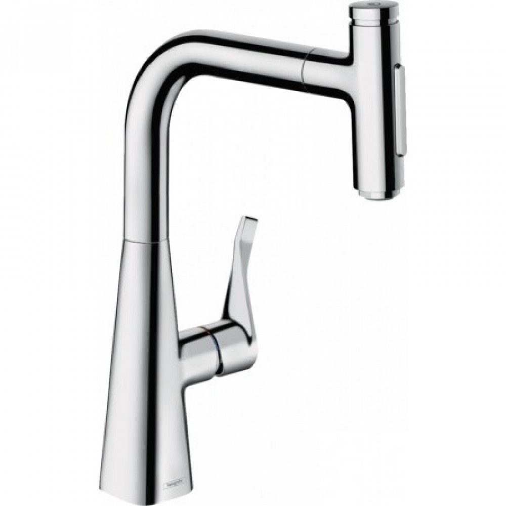 Смеситель для кухни, Hansgrohe, Metris Select M71, цвет-хром