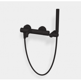 Смеситель для ванны и душа, Fima Carlo Frattini, Spillo Tech, X COLLECTION, цвет-черный матовый