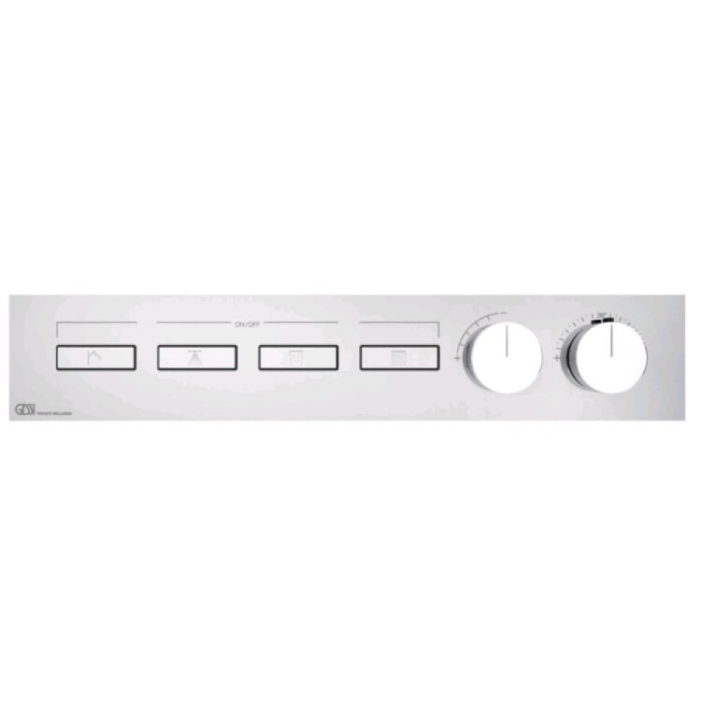 Смеситель для душа, Gessi, HI-FI, на 4 потребителя, цвет-хром