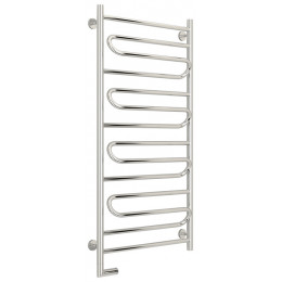 Полотенцесушитель, Сунержа, Элегия 2.0, шгв 650*117-132*1262, нижнее слева, МЭМ, цвет-сталь (без покрытия)