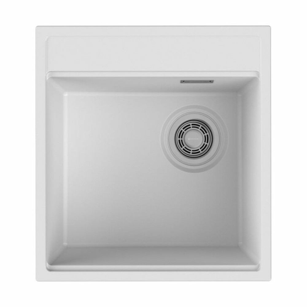 Мойка, OMOIKIRI, Yoru, шгв 470*510*223, отверстия для смесителя-3 промаркированных, цвет-белый