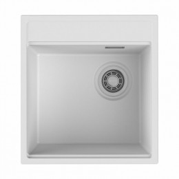 Мойка, OMOIKIRI, Yoru, шгв 470*510*223, отверстия для смесителя-3 промаркированных, цвет-белый