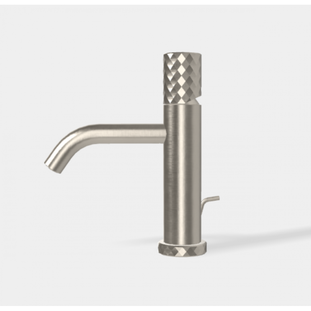 Смеситель для раковины, Fima Carlo Frattini, Spillo Tech,  X COLLECTION, цвет-никель брашированный