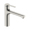 Смеситель для кухни, Hansgrohe, Zesis M33, цвет-сталь
