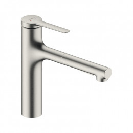 Смеситель для кухни, Hansgrohe, Zesis M33, цвет-сталь
