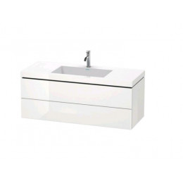 Тумба под раковину, Duravit, L-Cube, шгв 1200*480*500, раковина-в комплекте, цвет-орех брашированный
