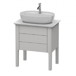 Тумба под раковину, Duravit, Luv, шгв 688*450*743, раковина-необходимо заказать, цвет-скандинавский белый шелковисто-матовый
