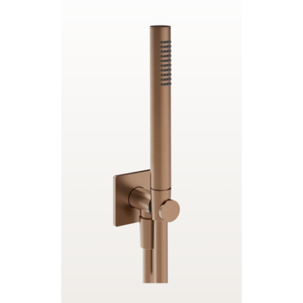 Душевой набор, Gessi, Inverso Bath&Shower, цвет-Copper Brushed PVD