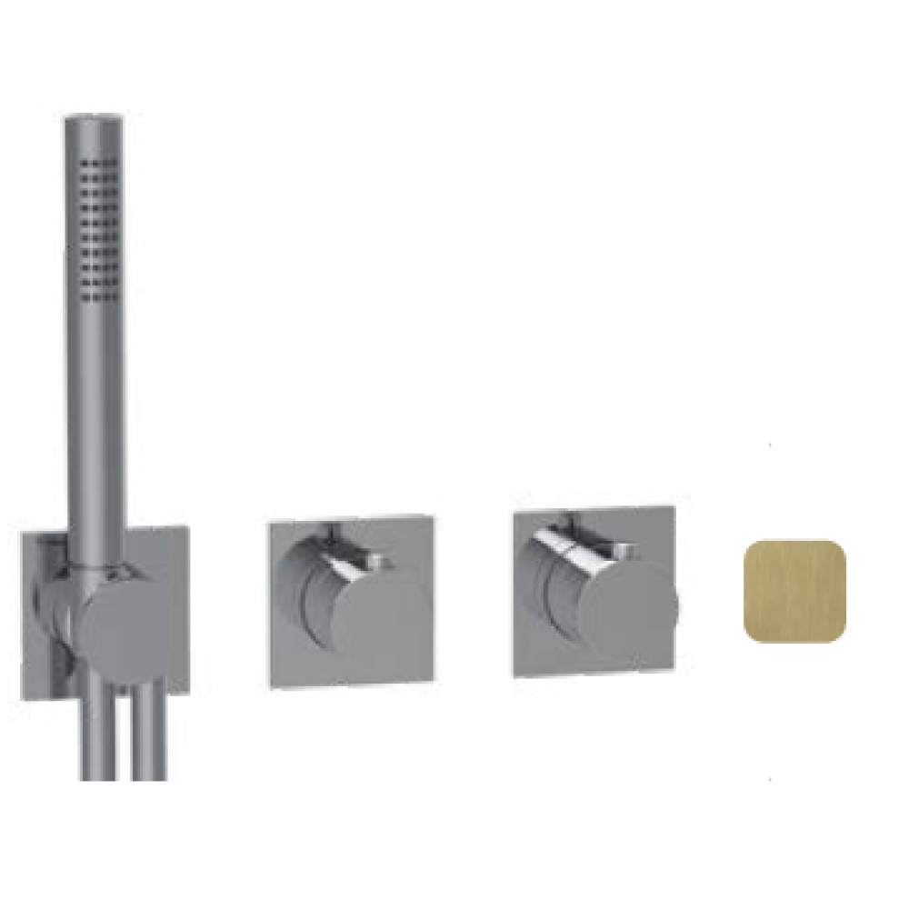Смеситель для душа, Almar, Water Control Modular, на 2/3 потребителя, цвет-Brushed PVD High Brass (Товар заказной, возврату не подлежит)