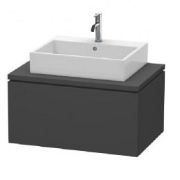Тумба под раковину, Duravit, L-Cube, шгв 820*547*400, раковина-необходимо заказать, цвет-графит матовый