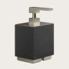 Дозатор для жидкого мыла, Gessi, Rettangolo, шгв 105*118*193, цвет дозатора-Finox Brushed Nickel