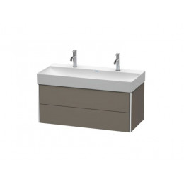 Тумба под раковину, Duravit, XSquare, шгв 984*460*397, раковина-необходимо заказать, цвет-фланелево-серый шелковисто-матовый