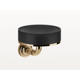 Мыльница, Gessi, VENTI20, шгв 115*134*90, цвет мыльницы/держателя-чёрный/Warm Bronze PVD