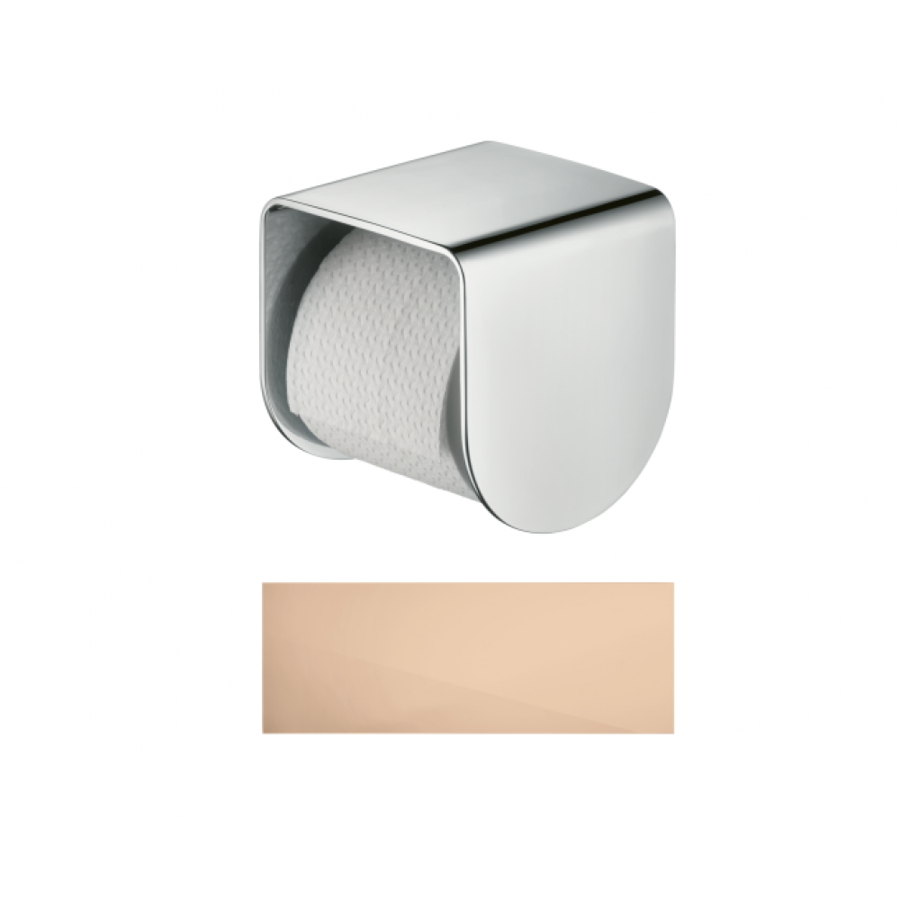 Бумагодержатель, Axor, Axor Universal Softsquare, шгв 125*136*135, цвет-шлифованное красное золото