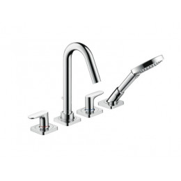 Смеситель для ванны и душа, Hansgrohe, Axor Citterio M, цвет-шлифованное золото