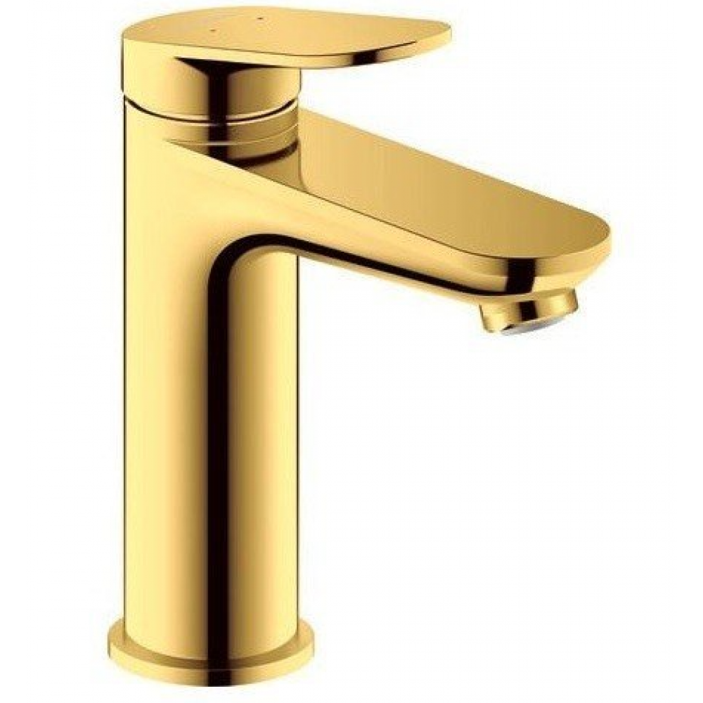 Смеситель для раковины, Duravit, Wave, цвет-золото (Gold, Polished Gold)