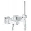 Смеситель для ванны и душа, Grohe, Eurocube, цвет-хром