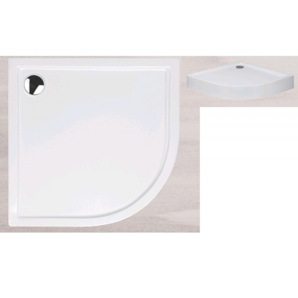 Душевой поддон, Huppe, Streamline, моноблок, шгв 900*900*120, цвет-белый