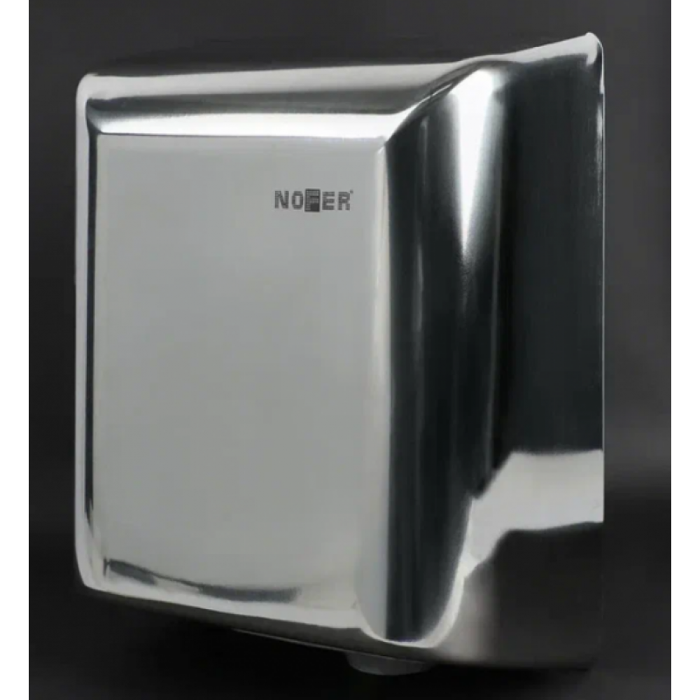 Сушилка для рук, Nofer, шгв 253*152*323, цвет-сталь