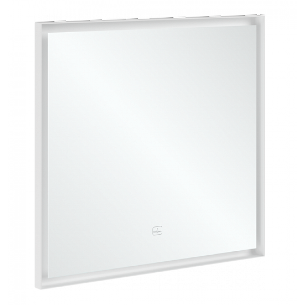 Зеркало, Villeroy&Boch, Subway 3.0, прямоугольное, шгв 800*47,5*750, с подсветкой, цвет рамы-белый матовый