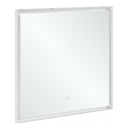 Зеркало, Villeroy&Boch, Subway 3.0, прямоугольное, шгв 800*47,5*750, с подсветкой, цвет рамы-белый матовый