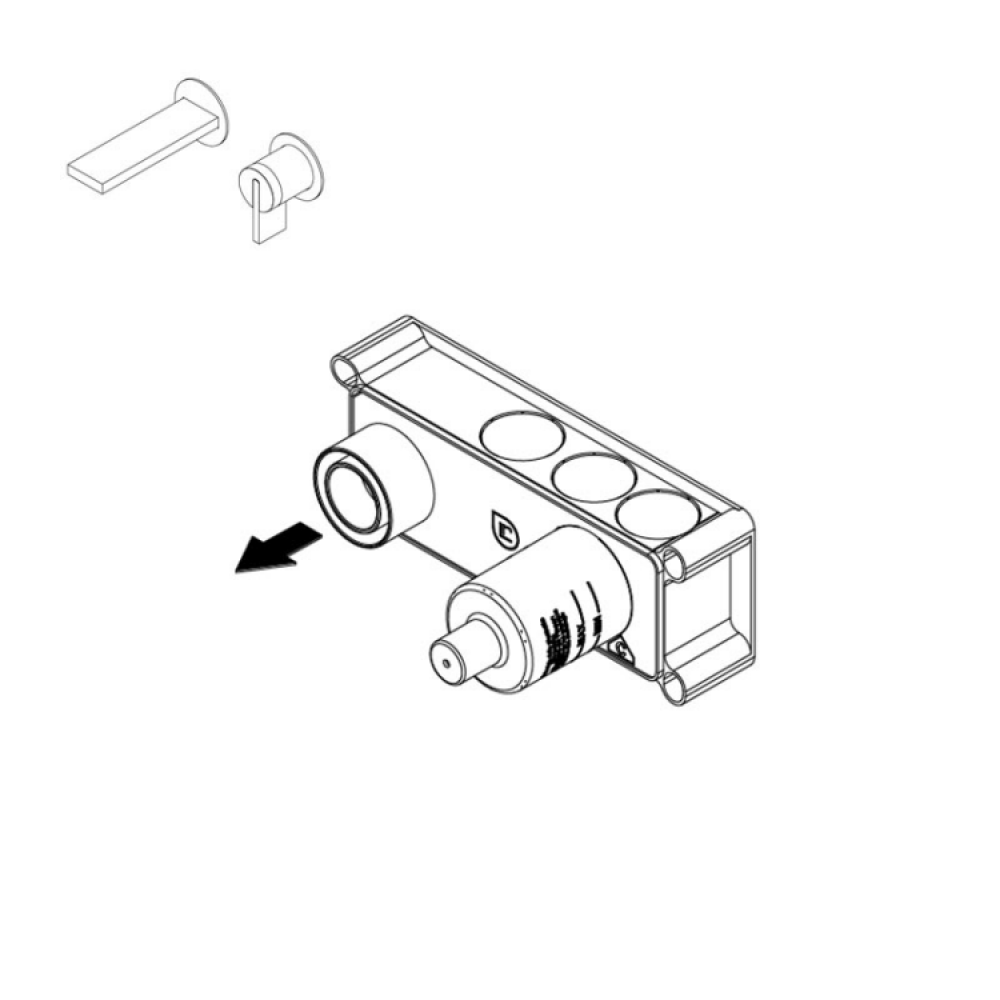 Внутренняя часть, Ritmonio, назначение-смеситель для раковины, не окрашен