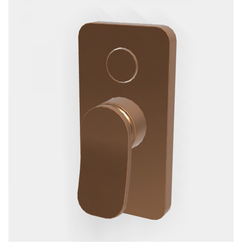 Смеситель для душа, Fima Carlo Frattini, Flo', цвет-бронза брашированная янтарная