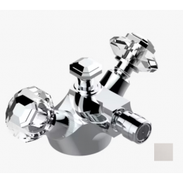 Смеситель для биде, THG, Tradition Crystal, цвет-никель