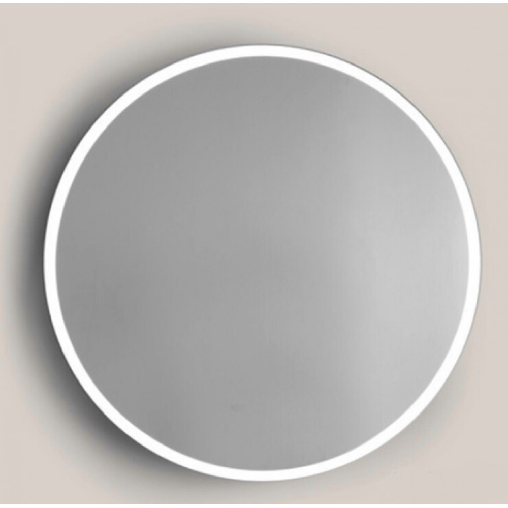 Зеркало, Bertocci, Design, круглое, шв 900*900, с подсветкой, цвет рамы-белый матовый