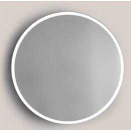 Зеркало, Bertocci, Design, круглое, шв 900*900, с подсветкой, цвет рамы-белый матовый