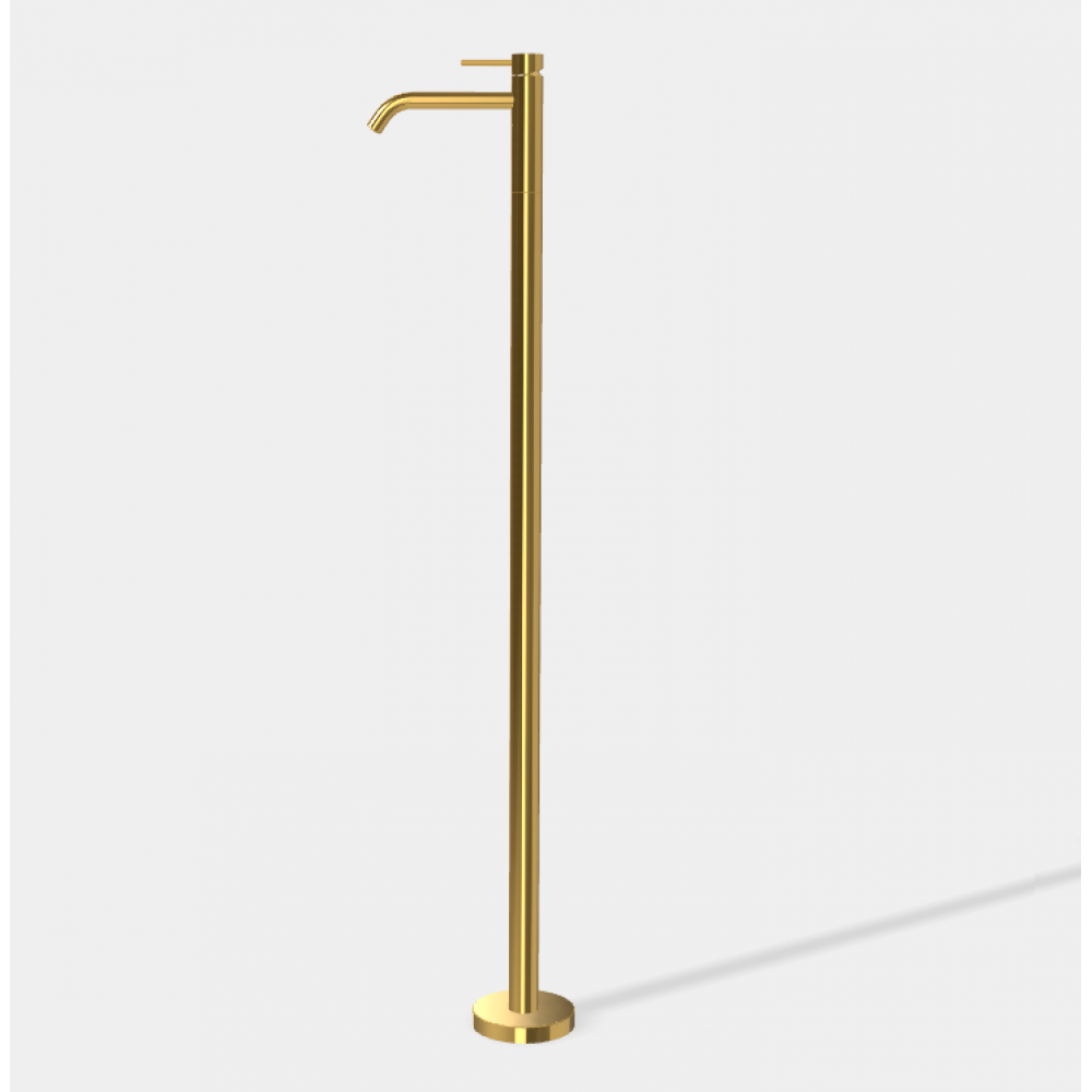 Смеситель для раковины, Fima Carlo Frattini, Spillo Up, цвет-золото