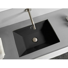 Раковина, Scarabeo, Teorema 2.0, шгв 450*360*170, отверстия для смесителя-отсутствуют, BIOKER, цвет-Ardesia