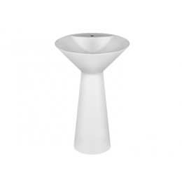 Раковина, Gessi, Cono, шгв 546*546*900, отверстия для смесителя-1, цвет -матовый белый