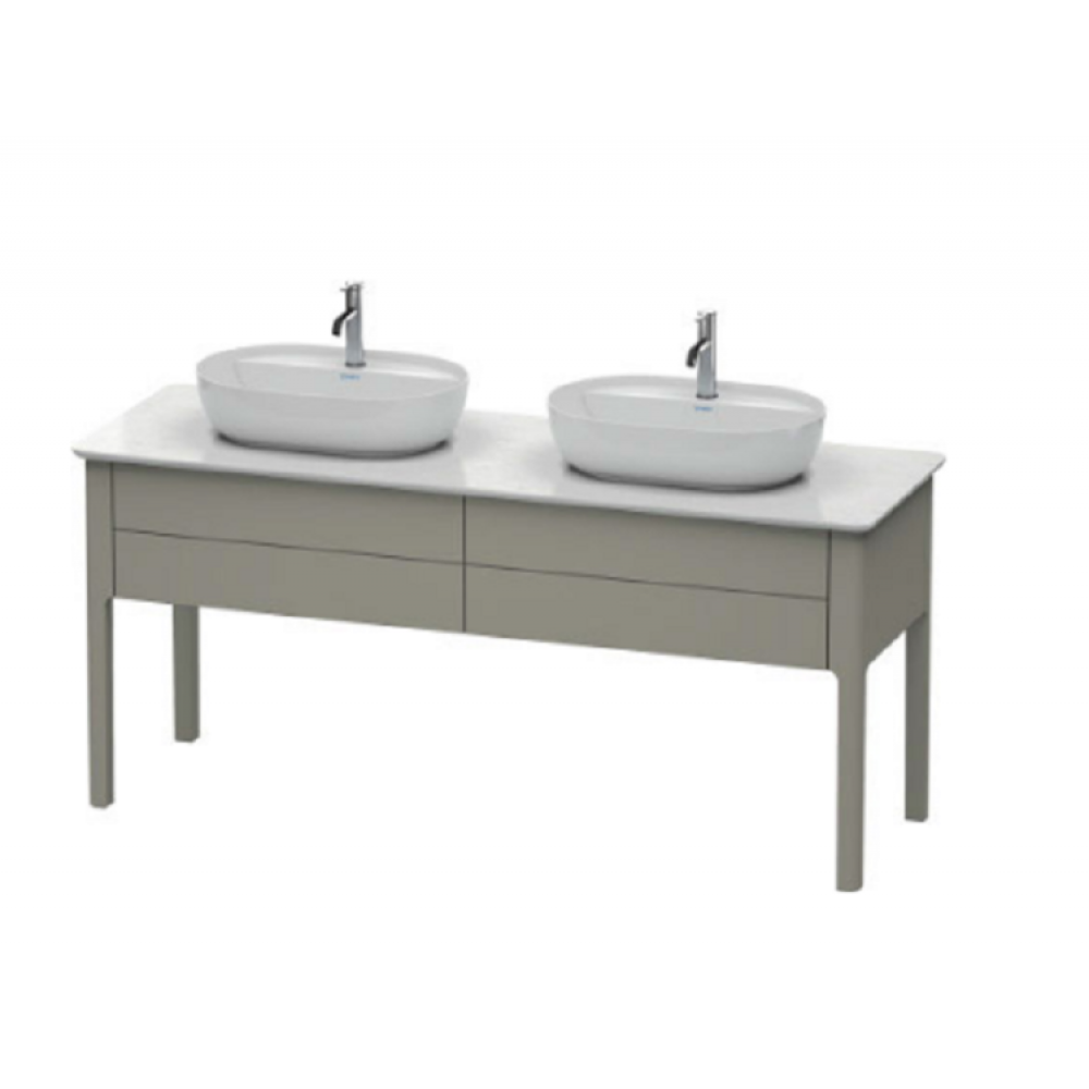 Тумба для консоли, Duravit, Luv, шгв 1783*570*743, раковина-необходимо заказать, цвет-каменно-серый шелковисто-матовый