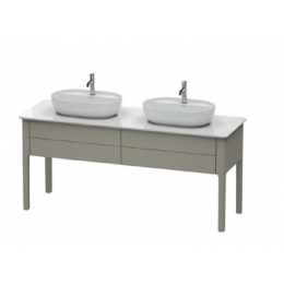 Тумба для консоли, Duravit, Luv, шгв 1783*570*743, раковина-необходимо заказать, цвет-каменно-серый шелковисто-матовый