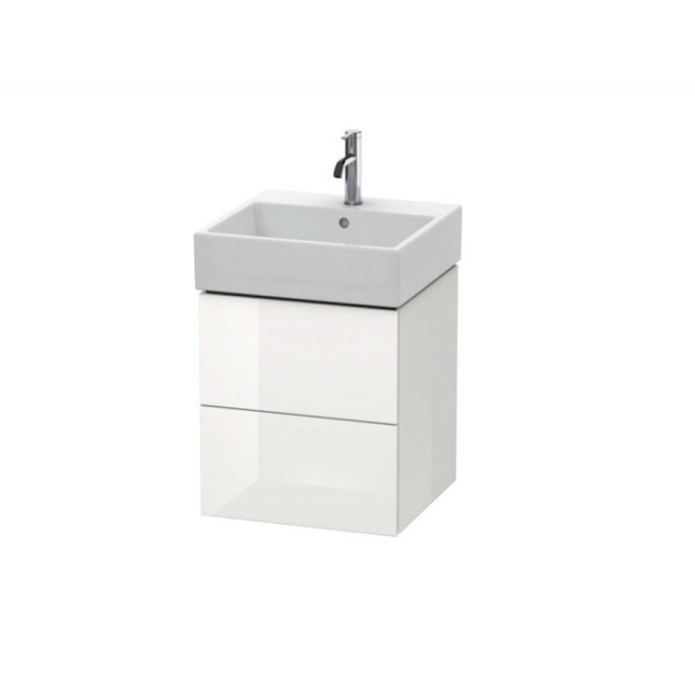 Тумба под раковину, Duravit, L-Cube, шгв 484*459*544, раковина-необходимо заказать, цвет-белый глянцевый