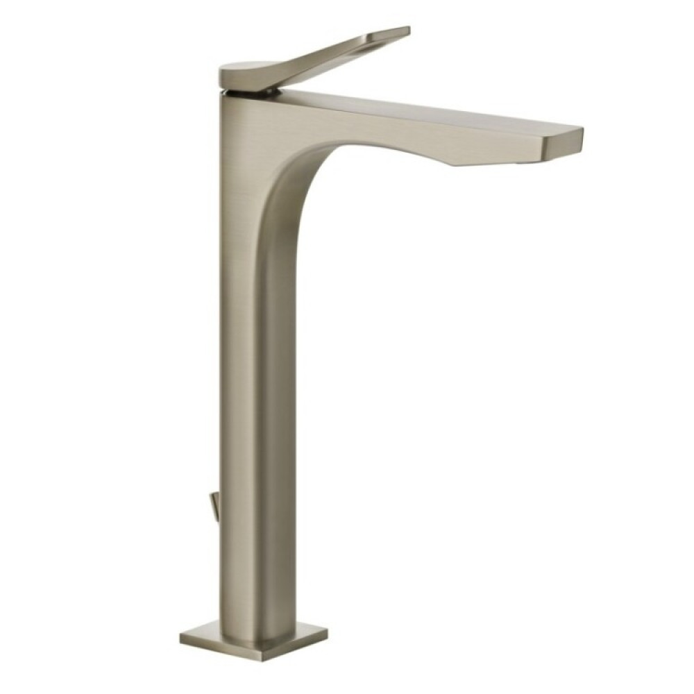 Смеситель для раковины, Gessi, Rilievo, цвет-Finox Brushed Nickel
