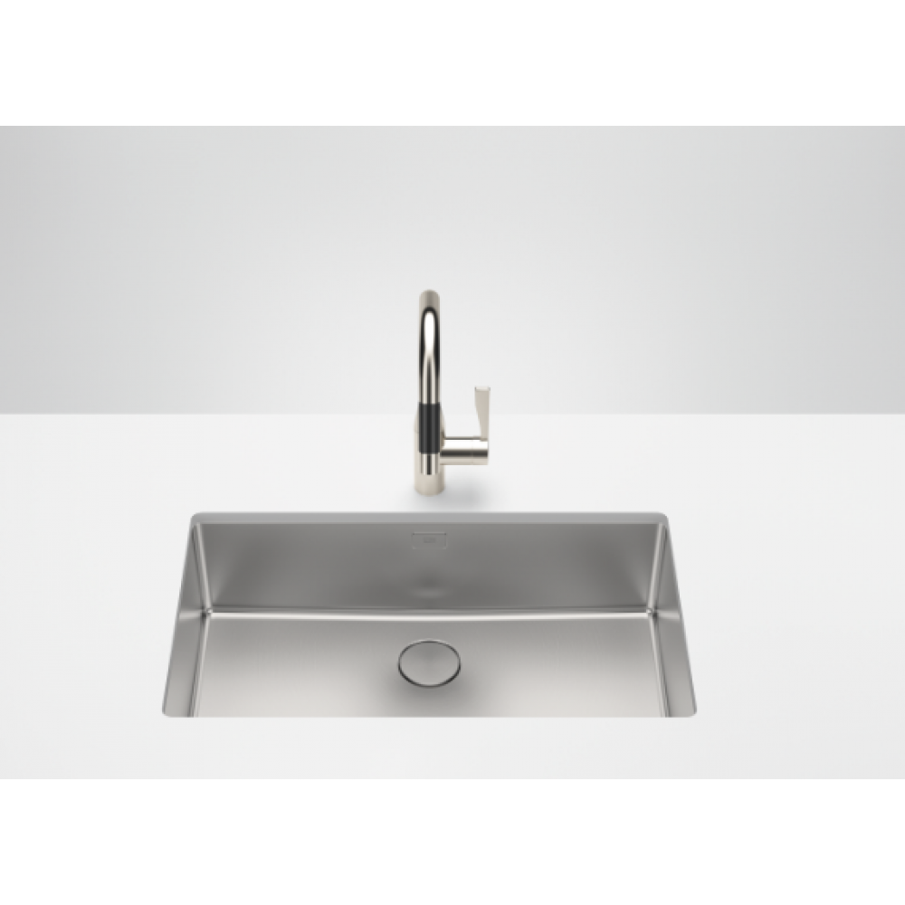 Мойка, Dornbracht, шгв 750*440*215, отверстия для смесителя-отсутствуют, цвет-сталь