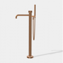 Смеситель для ванны и душа, Fima Carlo Frattini, So, цвет-бронза брашированная янтарная