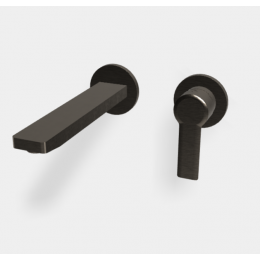 Смеситель для раковины, Fima Carlo Frattini, Mast, цвет-брашированный черный хром