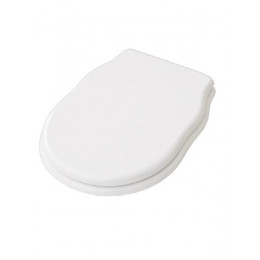 Сиденье для унитаза, цвет белый (ПРОДАЕТСЯ ТОЛЬКО В КОМПЛЕКТЕ С ОСНОВНЫМ ИЗДЕЛИЕМ)