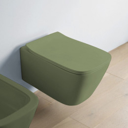 Унитаз, Artceram, A16, подвесной, шгв 360*525*360, цвет-Green salvia