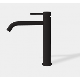 Смеситель для раковины, Fima Carlo Frattini, Spillo Up, цвет-черный матовый