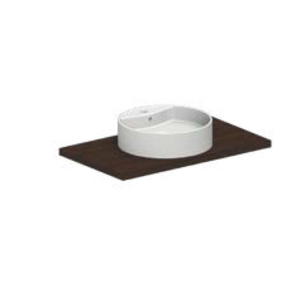 Раковина, Scarabeo, THIN-LINE, шгв 460*460*130, отверстия для смесителя-1, цвет-белый