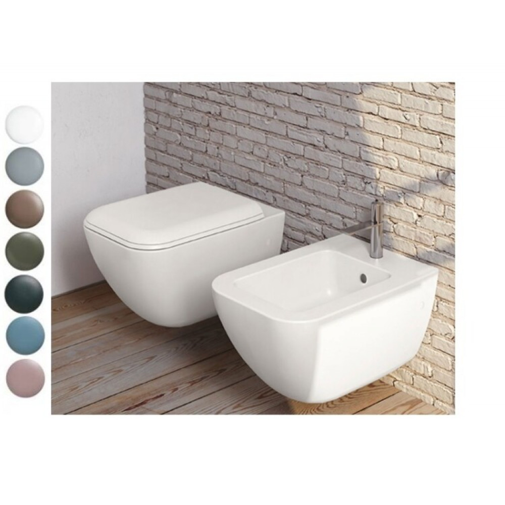 Унитаз, CIELO, Shui Comfort, подвесной, шгв 375*550*375, цвет-Talco