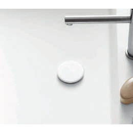 Донный клапан, ARBI, для раковин, цвет-белый матовый