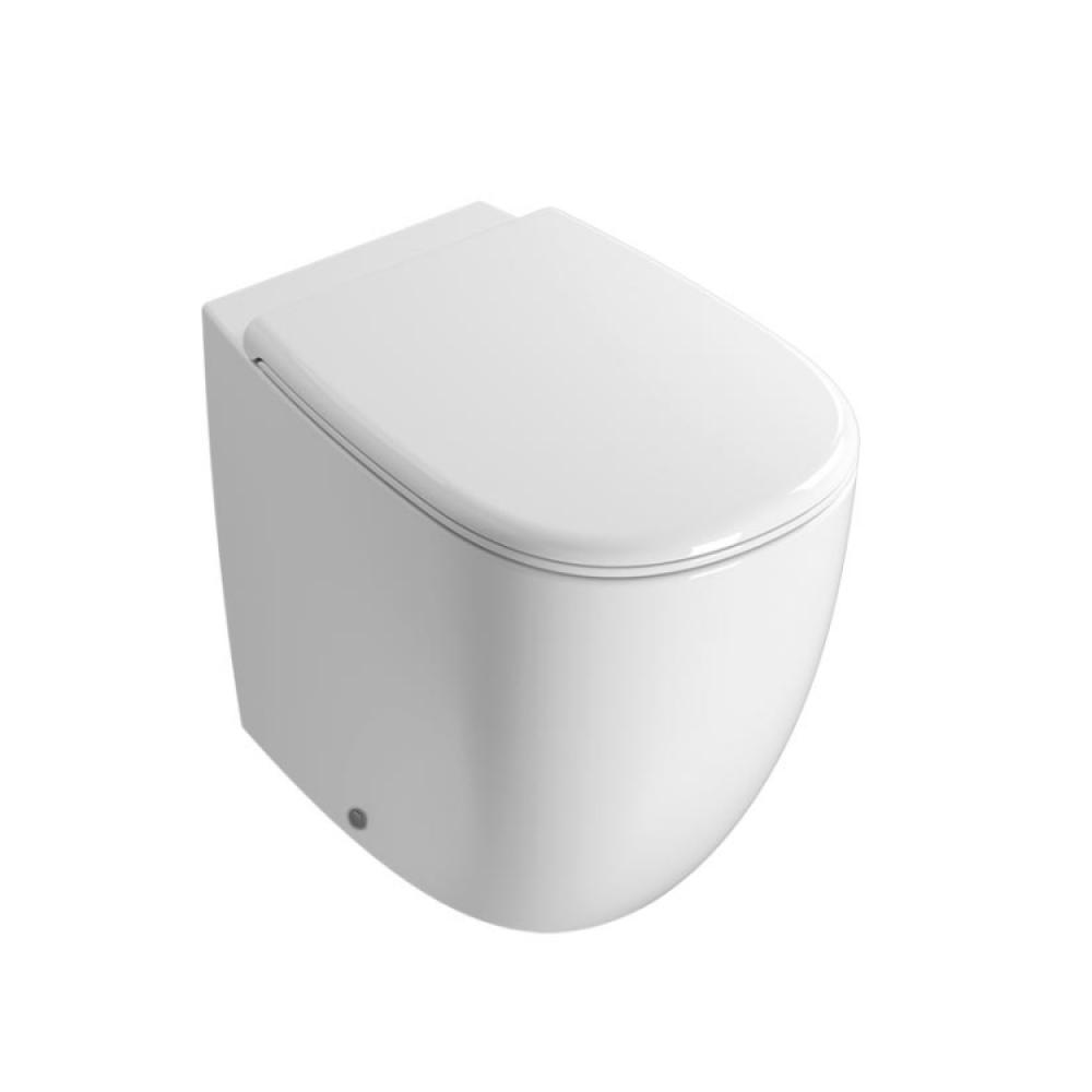 Унитаз, Globo, DAILY, напольный, шгв 350*530*420, цвет-белый матовый (Matt White, Bianco Opaco)