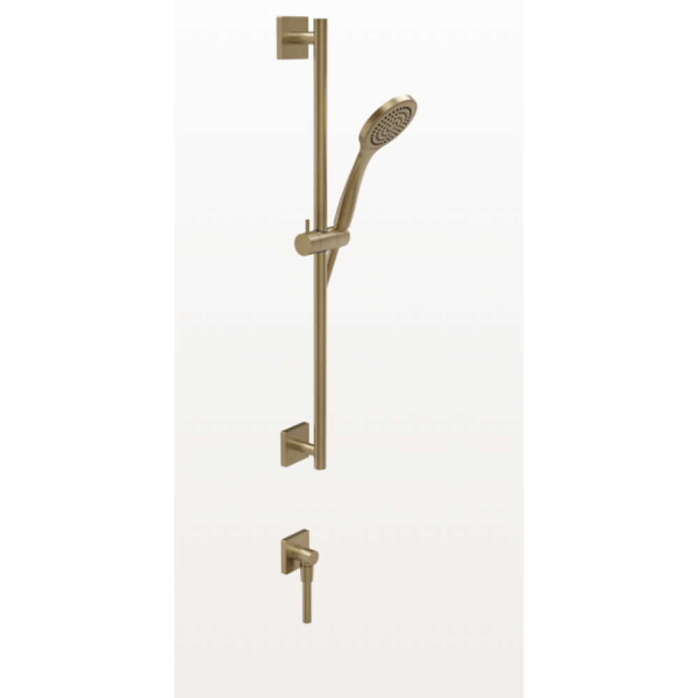 Душевой гарнитур, Gessi, Rilievo, цвет-Warm Bronze Br. PVD