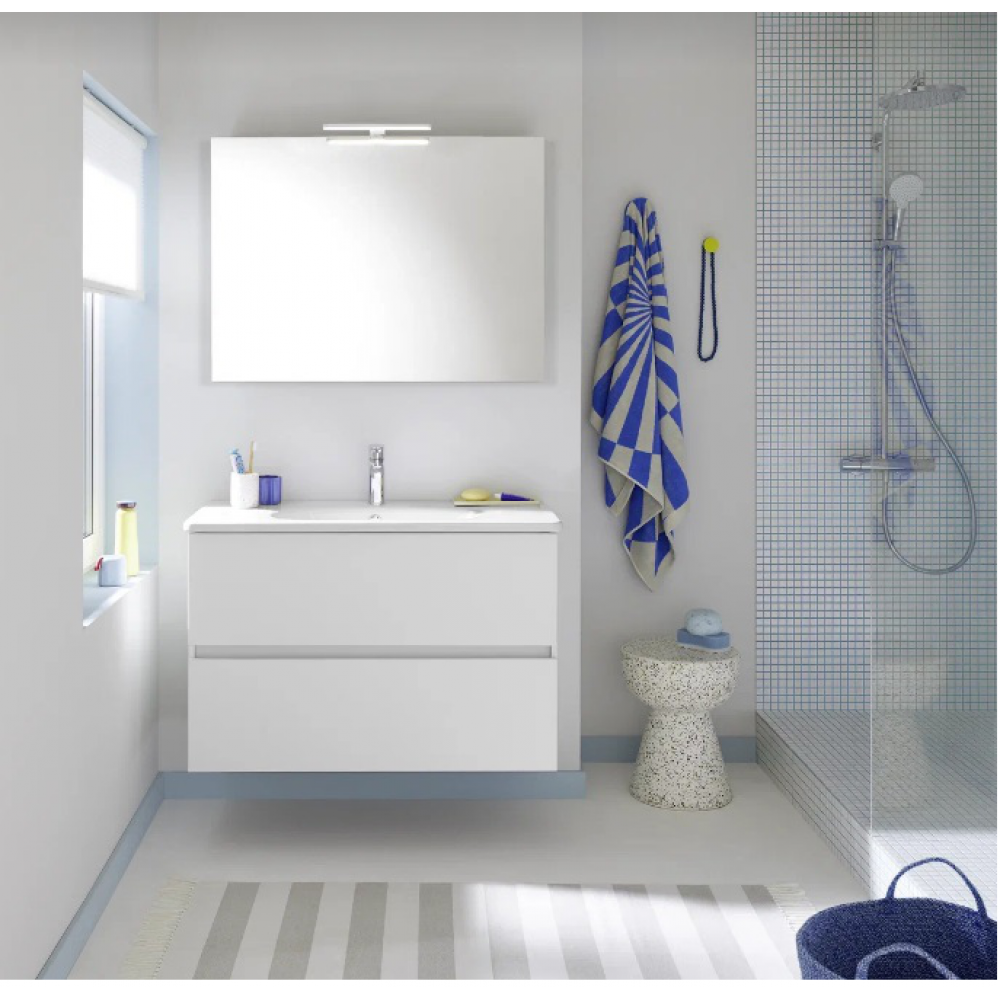 Зеркало, Burg, Rocio, прямоугольное, шгв 600*25*700, без подсветки, цвет рамы-хром