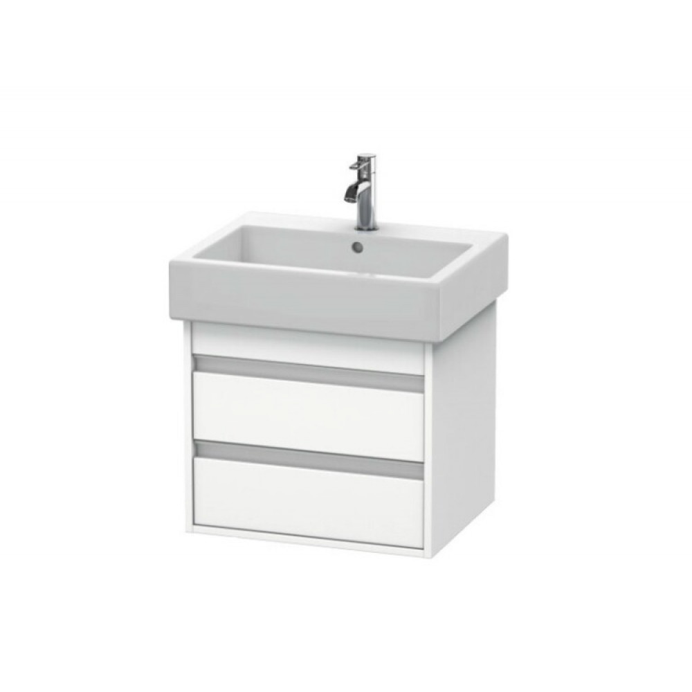 Тумба под раковину, Duravit, Ketho, шгв 550*440*480, раковина-необходимо заказать, цвет-белый матовый